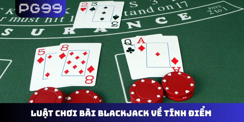 Luật chơi bài Blackjack về tính điểm