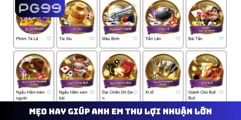Mẹo hay giúp anh em thu lợi nhuận lớn