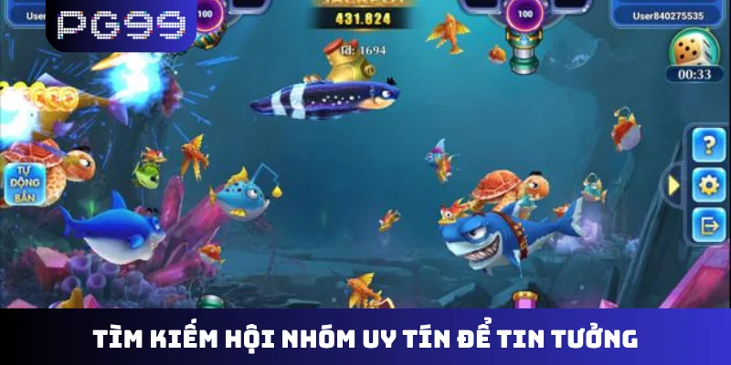 Tìm kiếm hội nhóm uy tín để tin tưởng